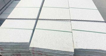 赣州芝麻白毛板，石材毛板