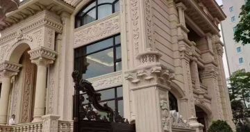 赣州黄金麻别墅外墙异形定制