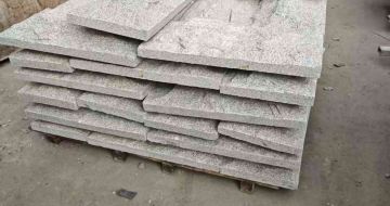 赣州芝麻白蘑菇石，自然面