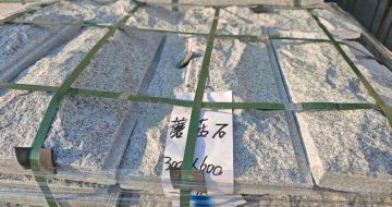 赣州芝麻白蘑菇石，自然面