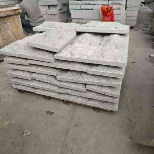 赣州芝麻白蘑菇石，自然面